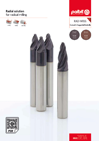 RAD-INTEG Conical and Tangential Endmills